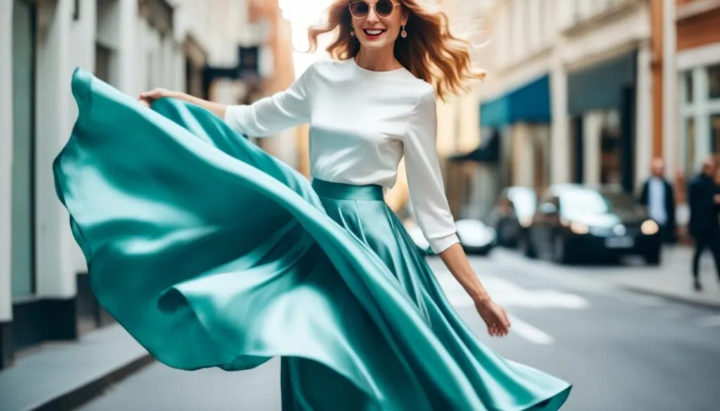 Frame Silk-satin midi skirt Best Satin Skirts
