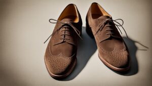 Suede Brogues