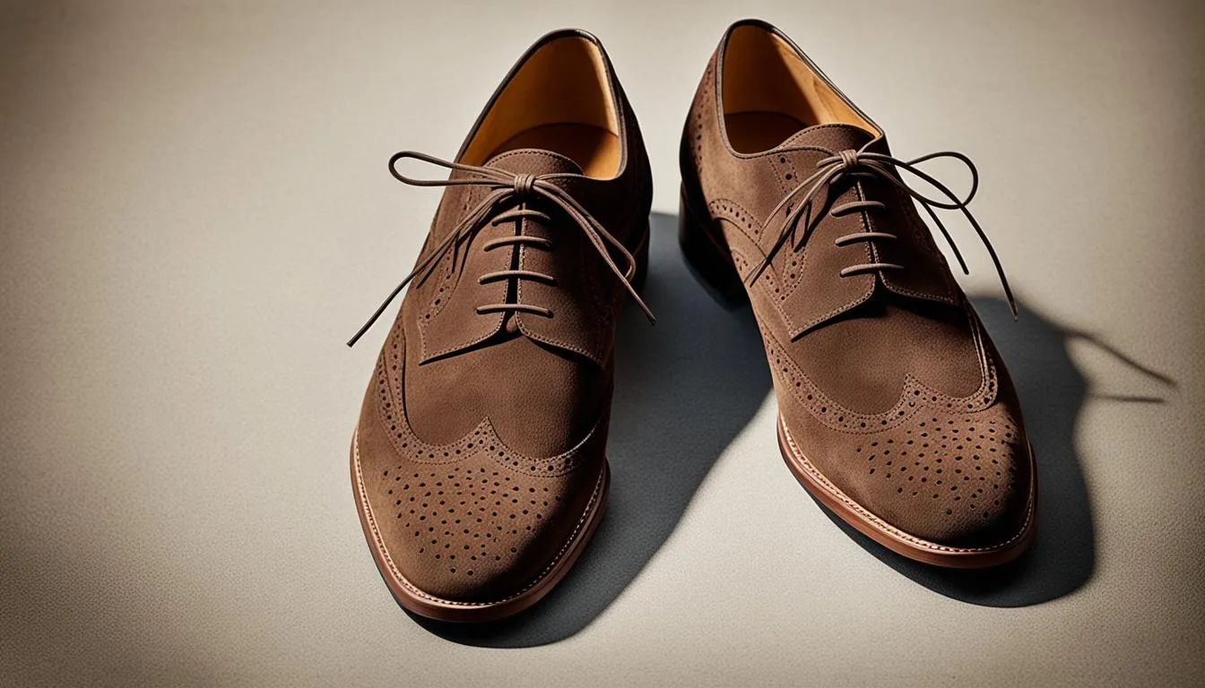 Suede Brogues