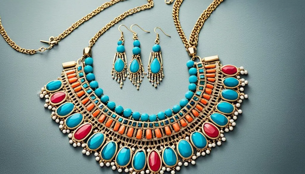 pairing earrings with a statement necklace