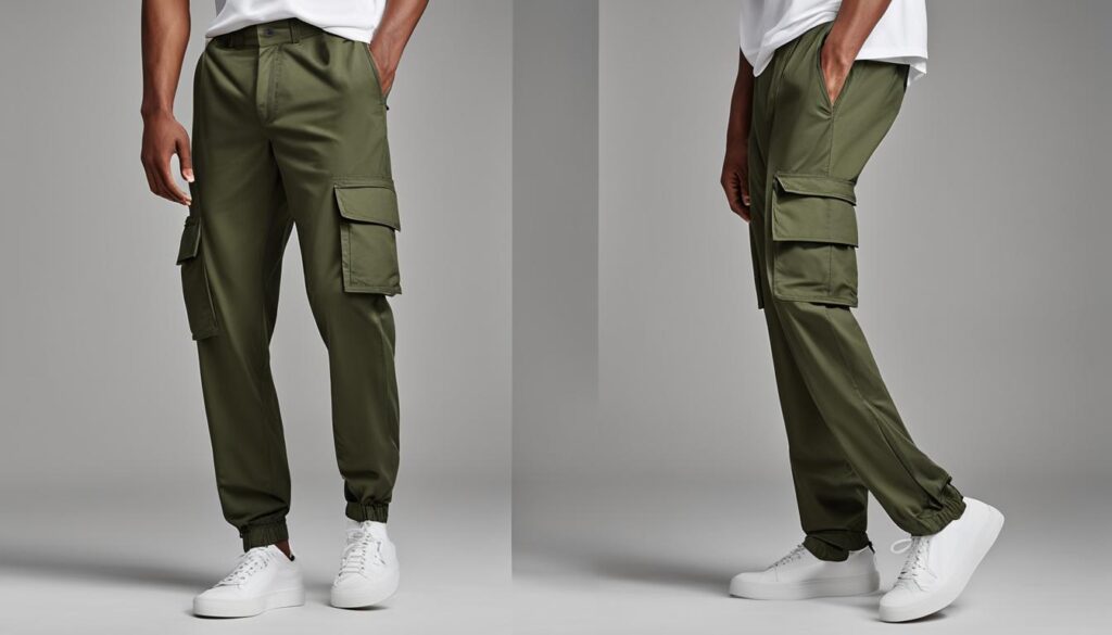 parachute brown cargo pants
