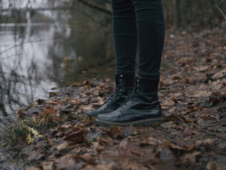 black ankle boots