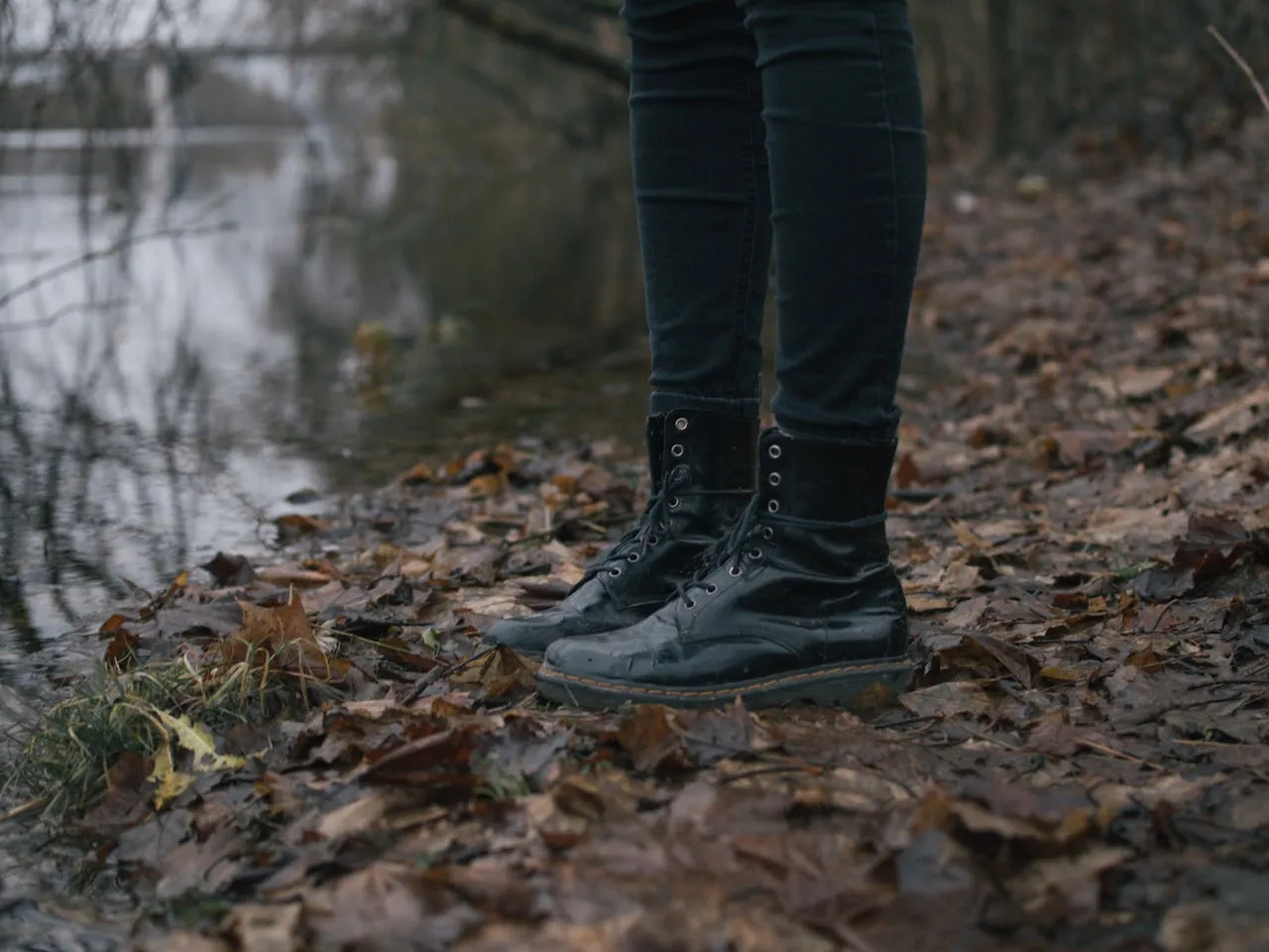 black ankle boots