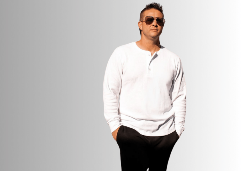 white henley shirt