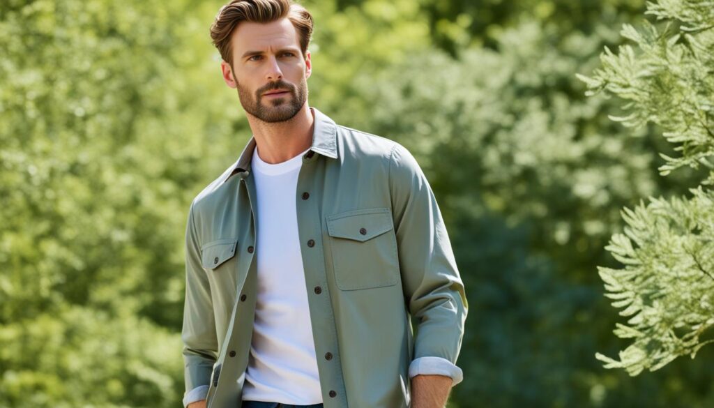 Stylish Menswear Overshirt