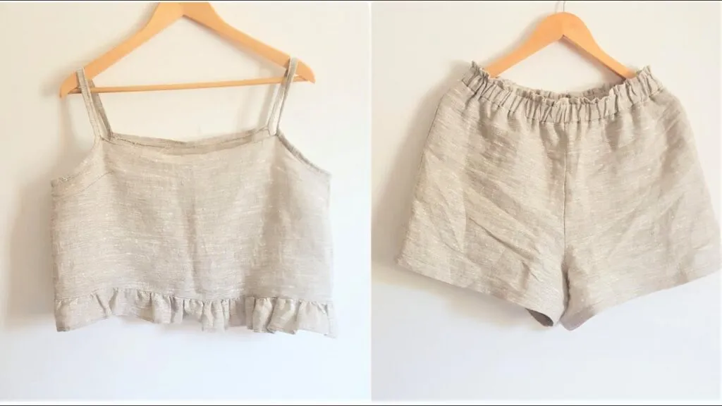 Top and Shorts Set