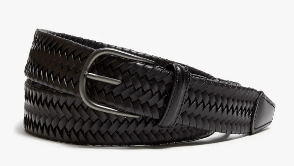 Black Leather Belts for Men