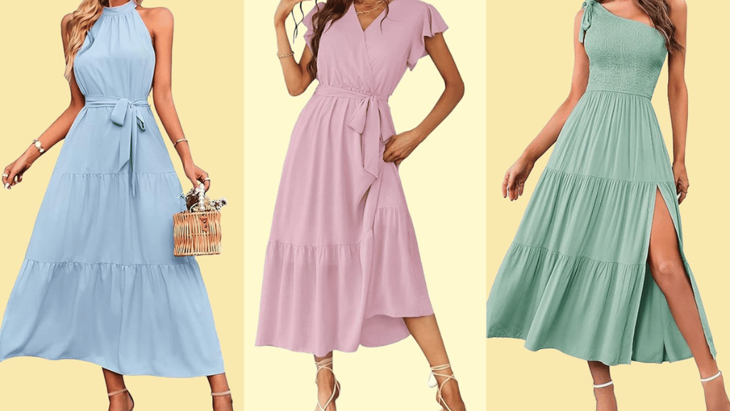 Casual summer dresses for the beach and brunch