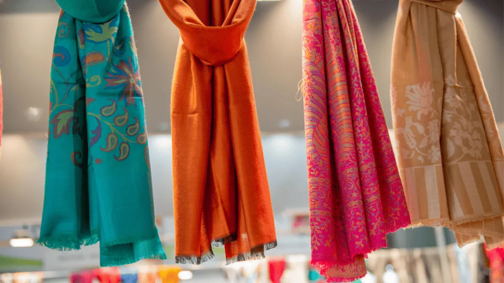 sustainable  Cashmere Scarves for Women