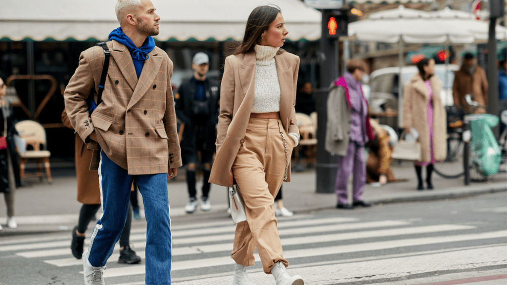 Trendy Fashion Choices with Stylish Sneakers and Flats