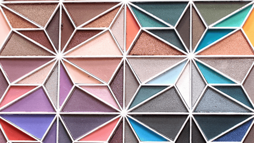 geometric eyeshadow patterns