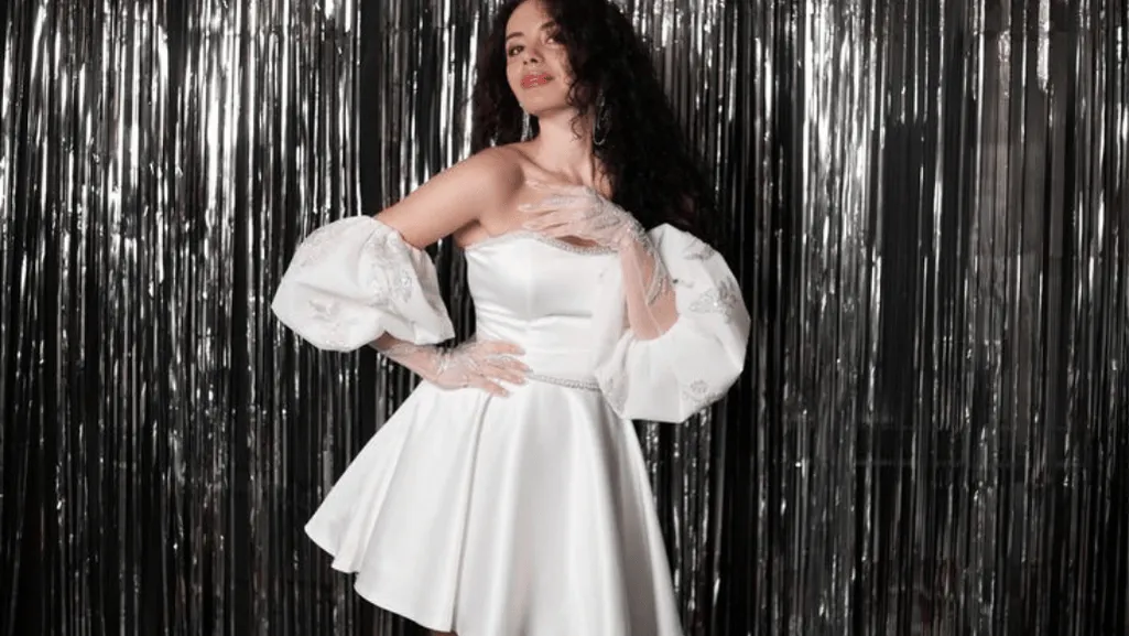 mini bridal shower dress