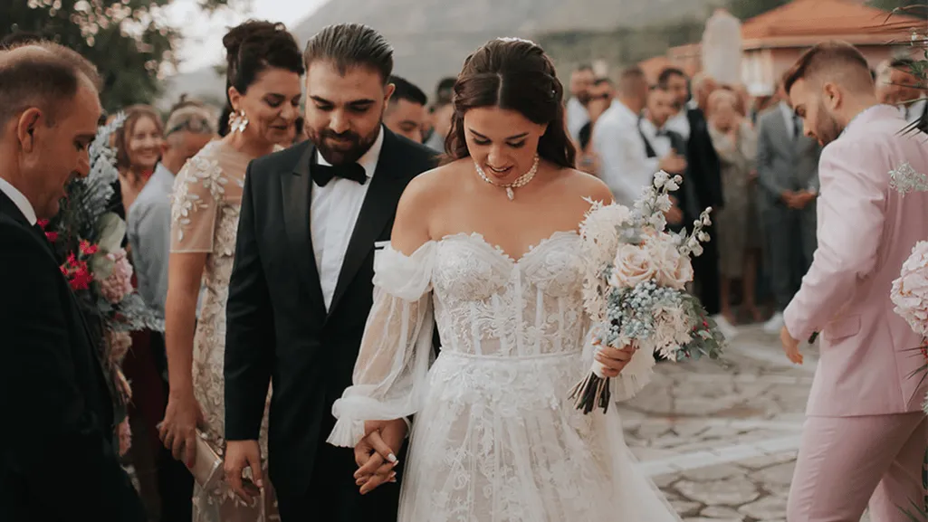 soft pastels wedding dresses