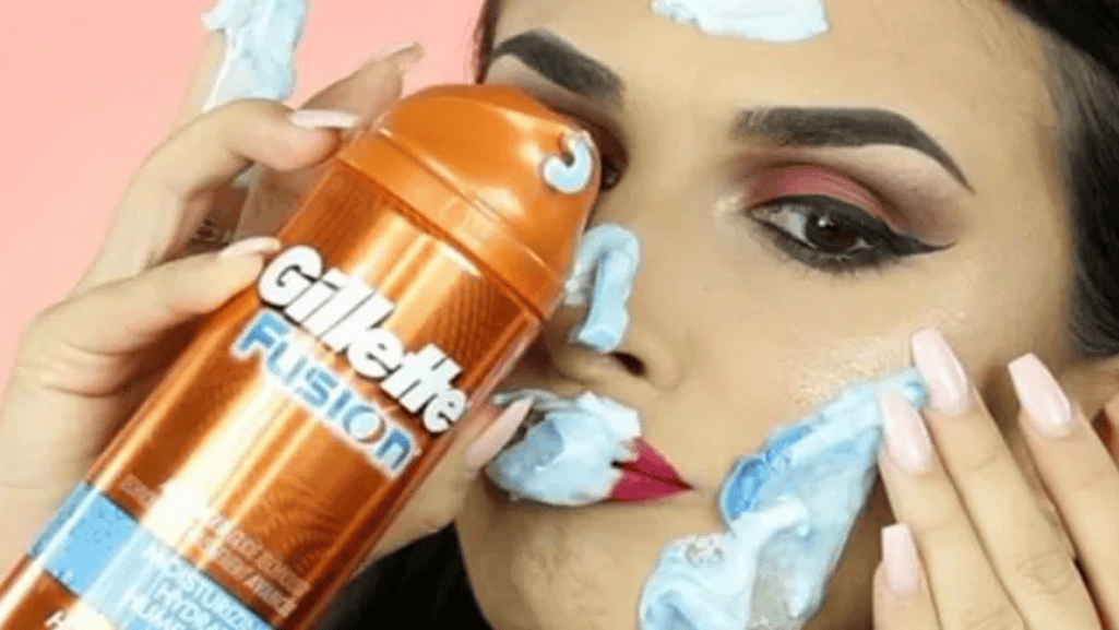 Shaving Cream and Blow Dryer: Unconventional Makeup Stain Removal Techniques