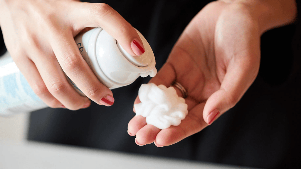 Using Shaving Cream for Makeup Stain Removal