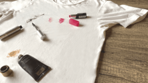 how to get makeup out of clothes