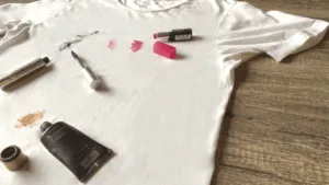 how to get makeup out of clothes