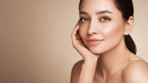 a beautiful face and skin care