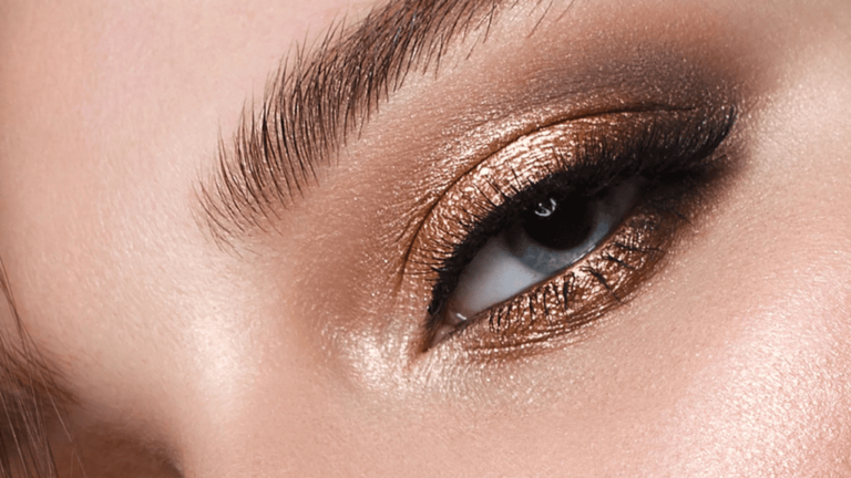 Gold Eye Makeup