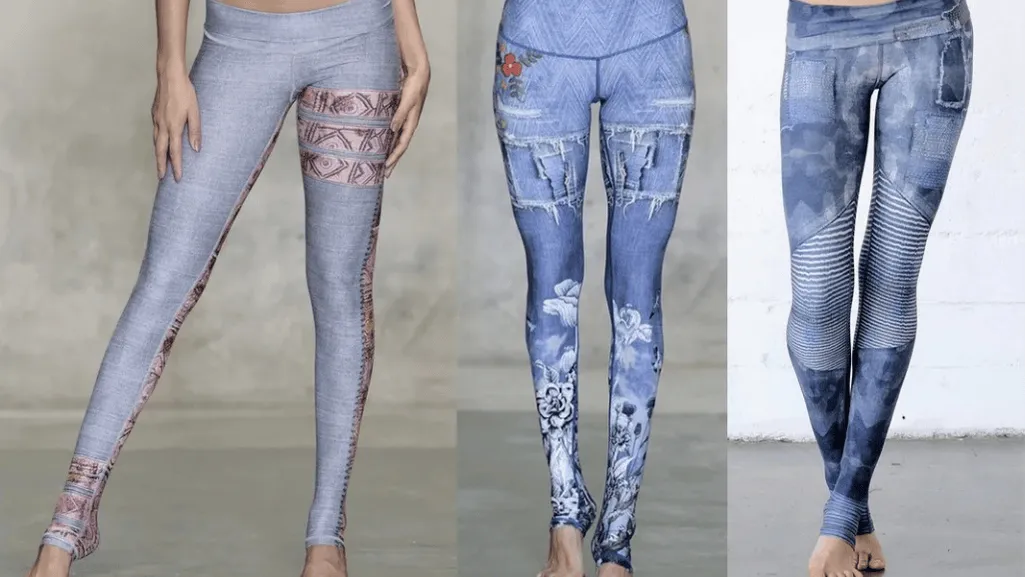 denim leggings