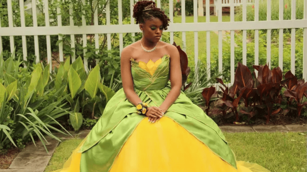 strapless prom dress