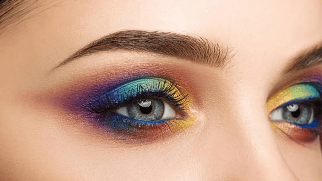 color-based eye makeup