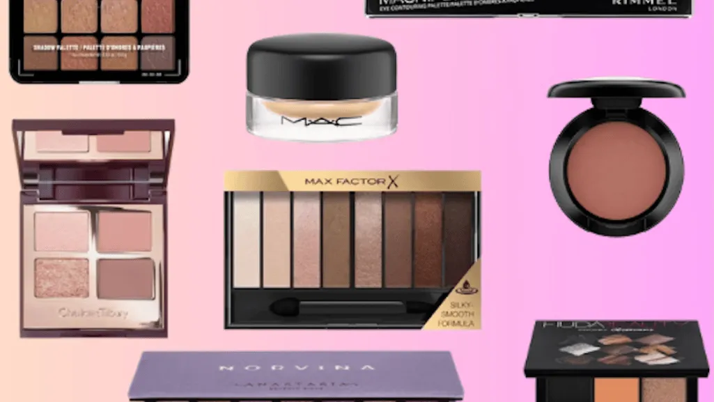 cream and matte eye shadow