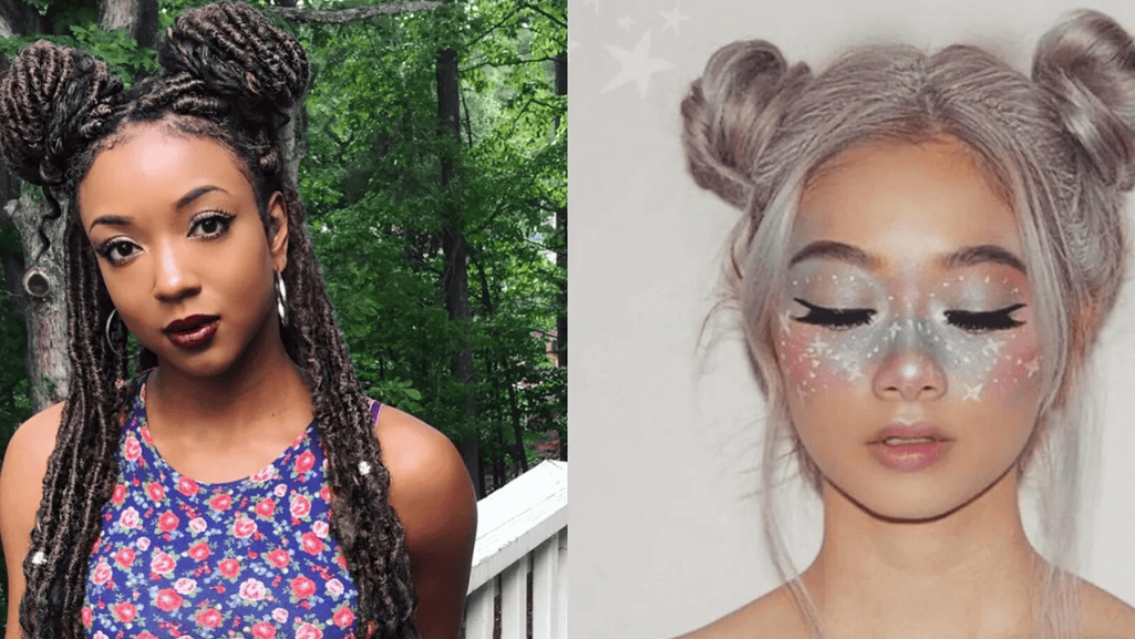 Edgy Space Buns with Extensions Edgy Space Buns with Extensions