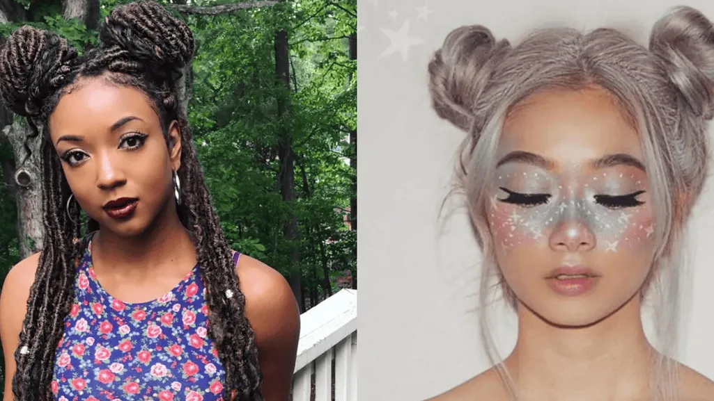 Edgy Space Buns with Extensions