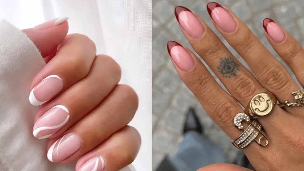 French tips nail designs