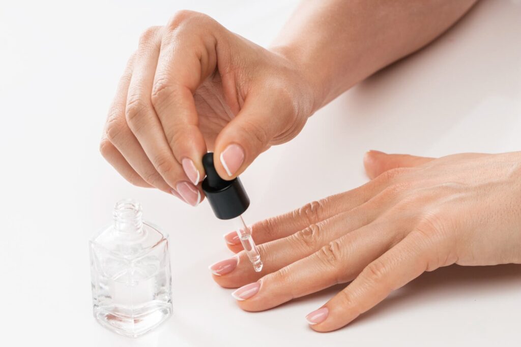 apply cuticle oil