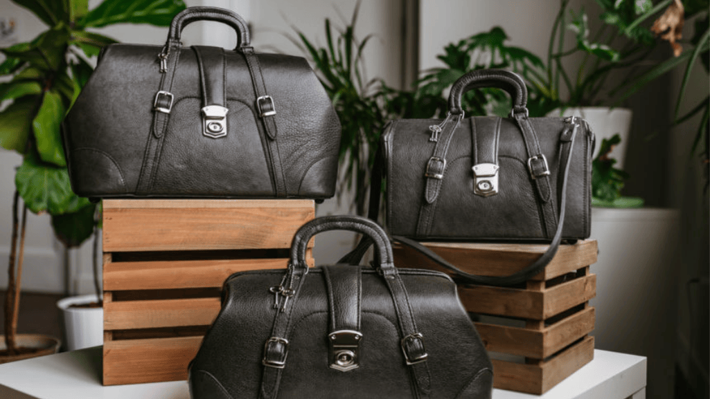 The Leather M.D. Bag with Compartments
