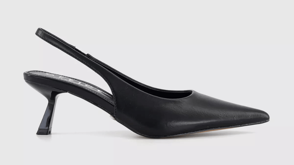 slingback kitten heels